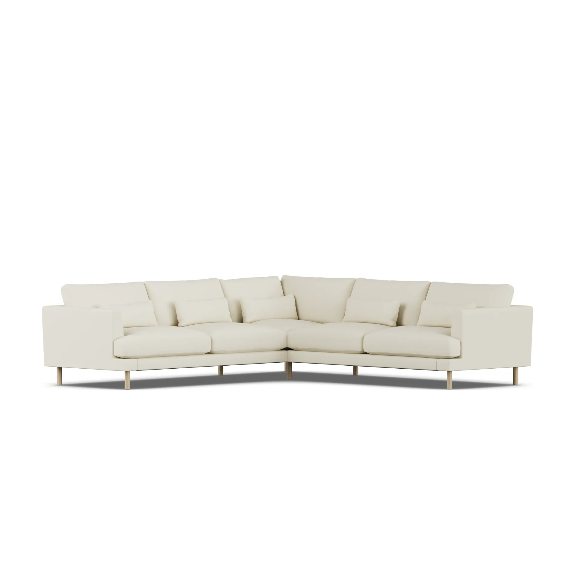 Bredhult sofa, Oslo Nature 1540-white-oiled oak, corner sofa F 1898