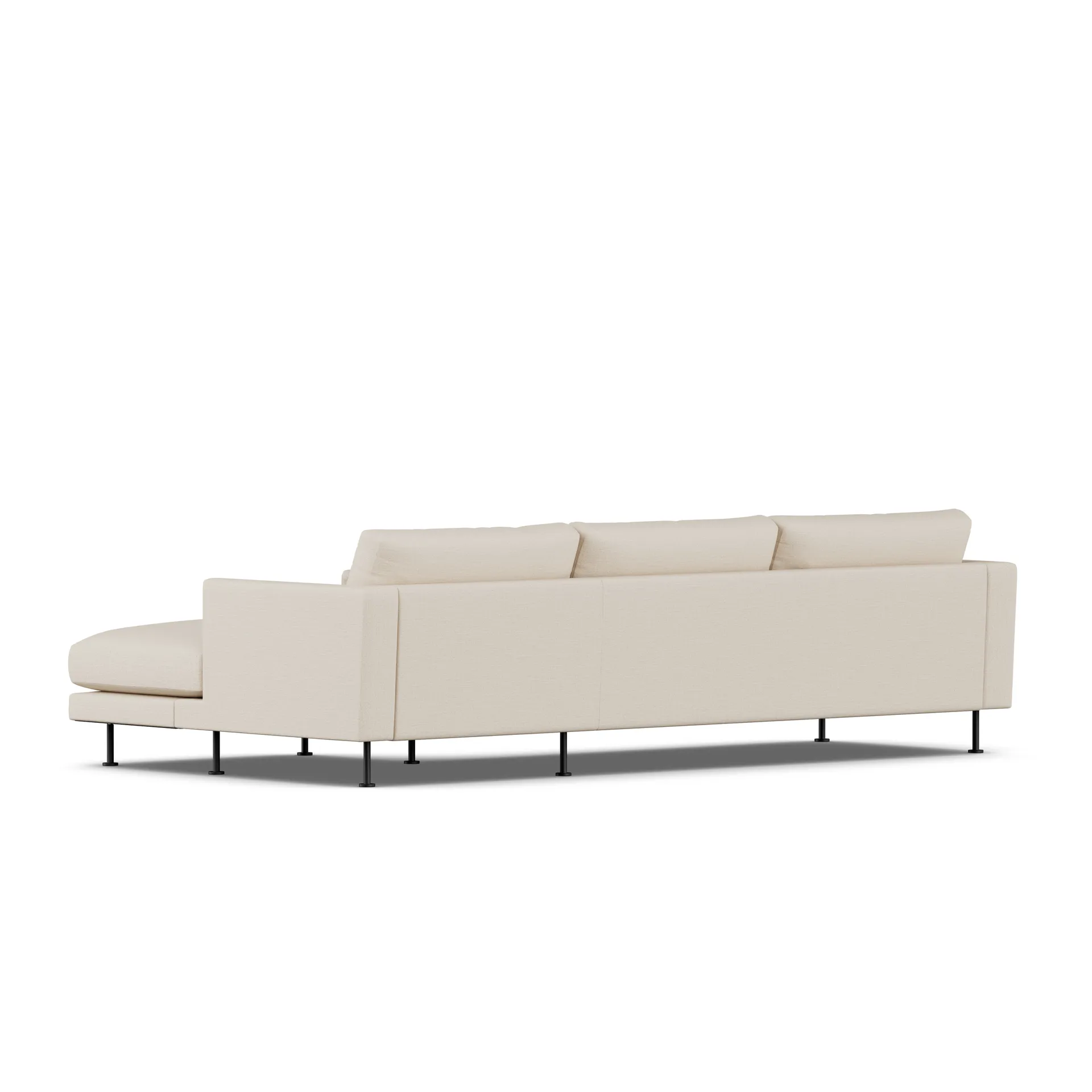 Bredhult sofa, Same Beige 6670-black steel, 2,5-seater C1 1898