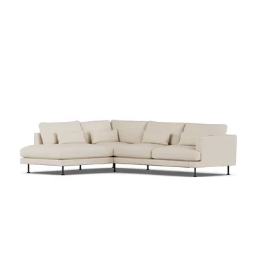 Bredhult sofa - Same Beige 6670-black steel, 3-seater A2 - 1898