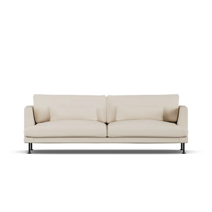 Bredhult sofa - Same Beige 6670-black steel, 3-seater - 1898