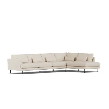 Bredhult sofa - Same Beige 6670-black steel, 4-seater B1 - 1898