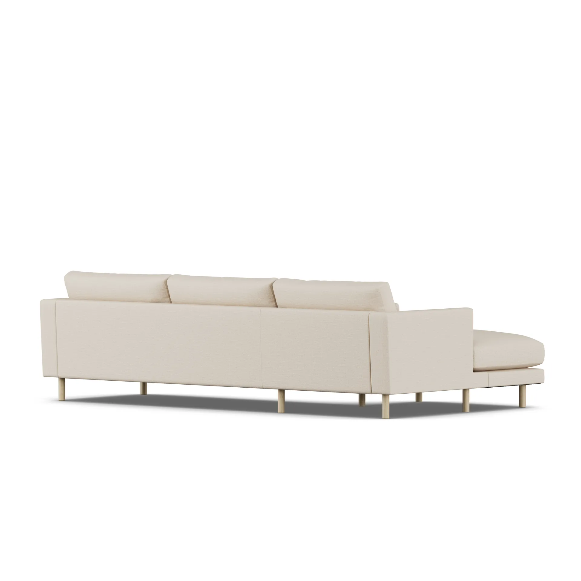 Bredhult sofa, Same Beige 6670-white-oiled oak, 2,5-seater C2 1898