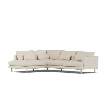 Bredhult sofa - Same Beige 6670-white-oiled oak, 3-seater A2 - 1898