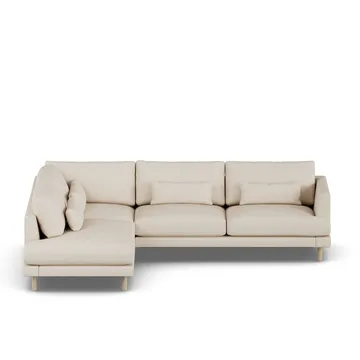 Bredhult sofa - Same Beige 6670-white-oiled oak, 3-seater A2 - 1898