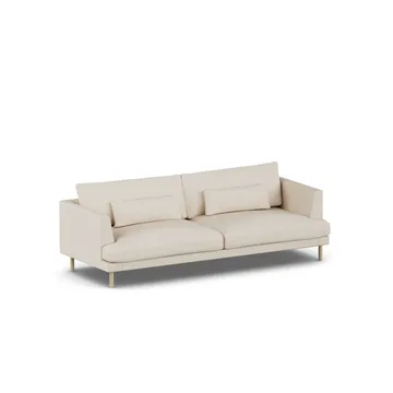 Bredhult sofa - Same Beige 6670-white-oiled oak, 3-seater - 1898