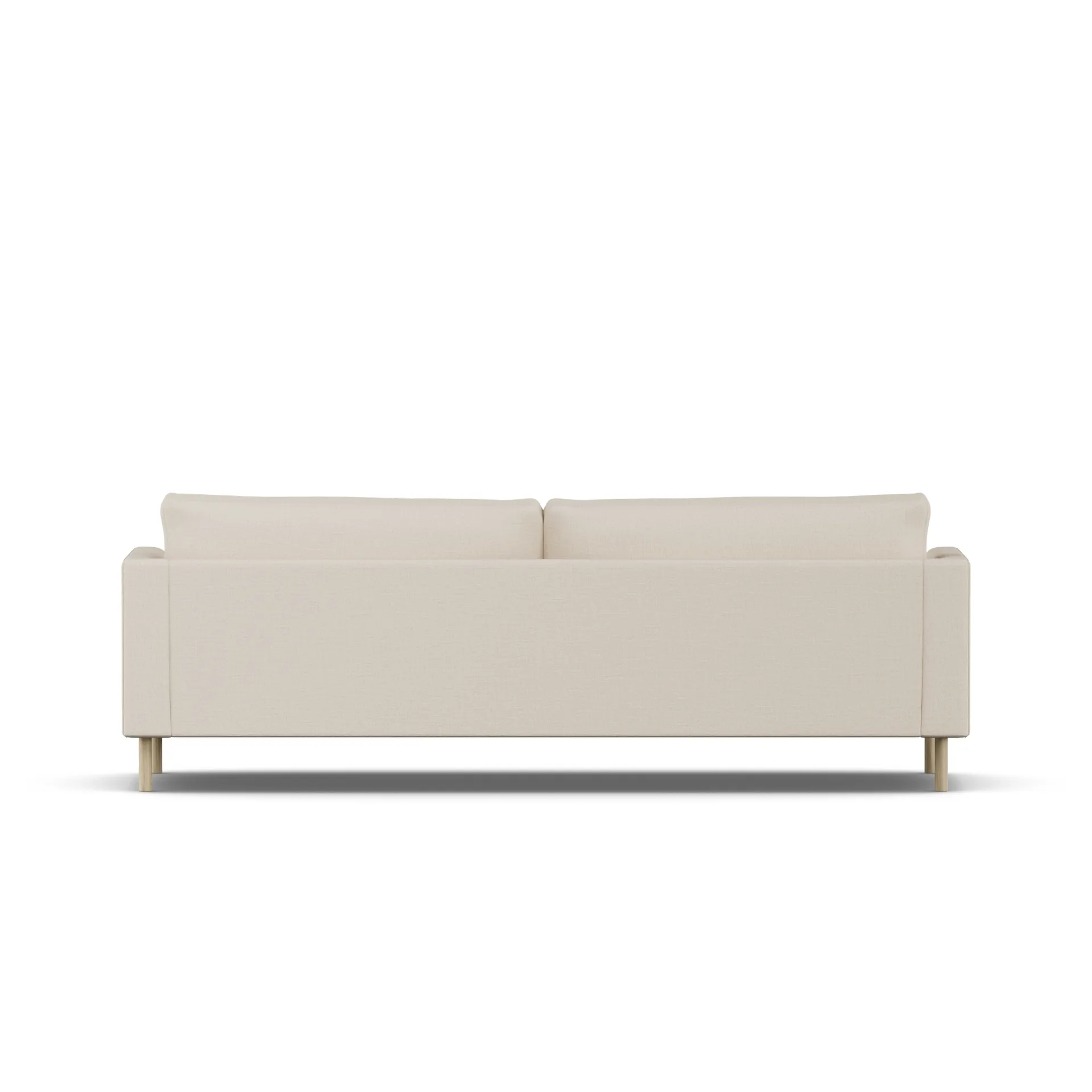 Bredhult sofa, Same Beige 6670-white-oiled oak, 3-seater 1898