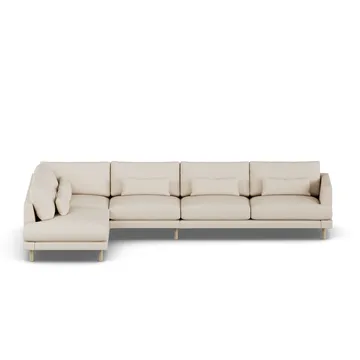 Bredhult sofa - Same Beige 6670-white-oiled oak, 4-seater B2 - 1898