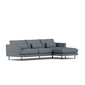 Bredhult sofa - Same Blue 6678-black steel, 2,5-seater C1 - 1898