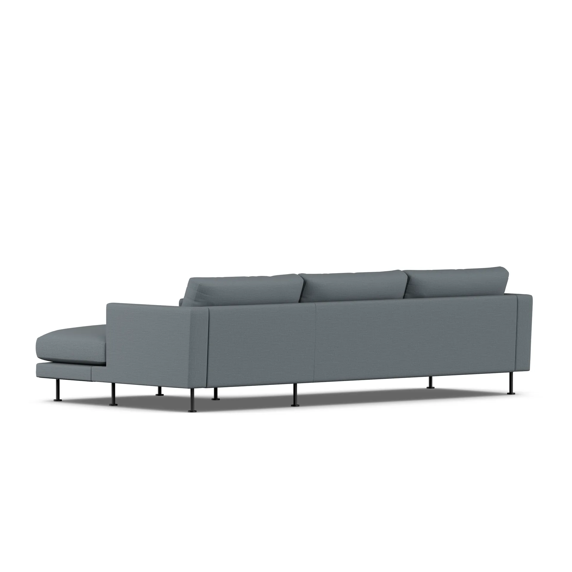 Bredhult sofa, Same Blue 6678-black steel, 2,5-seater C1 1898