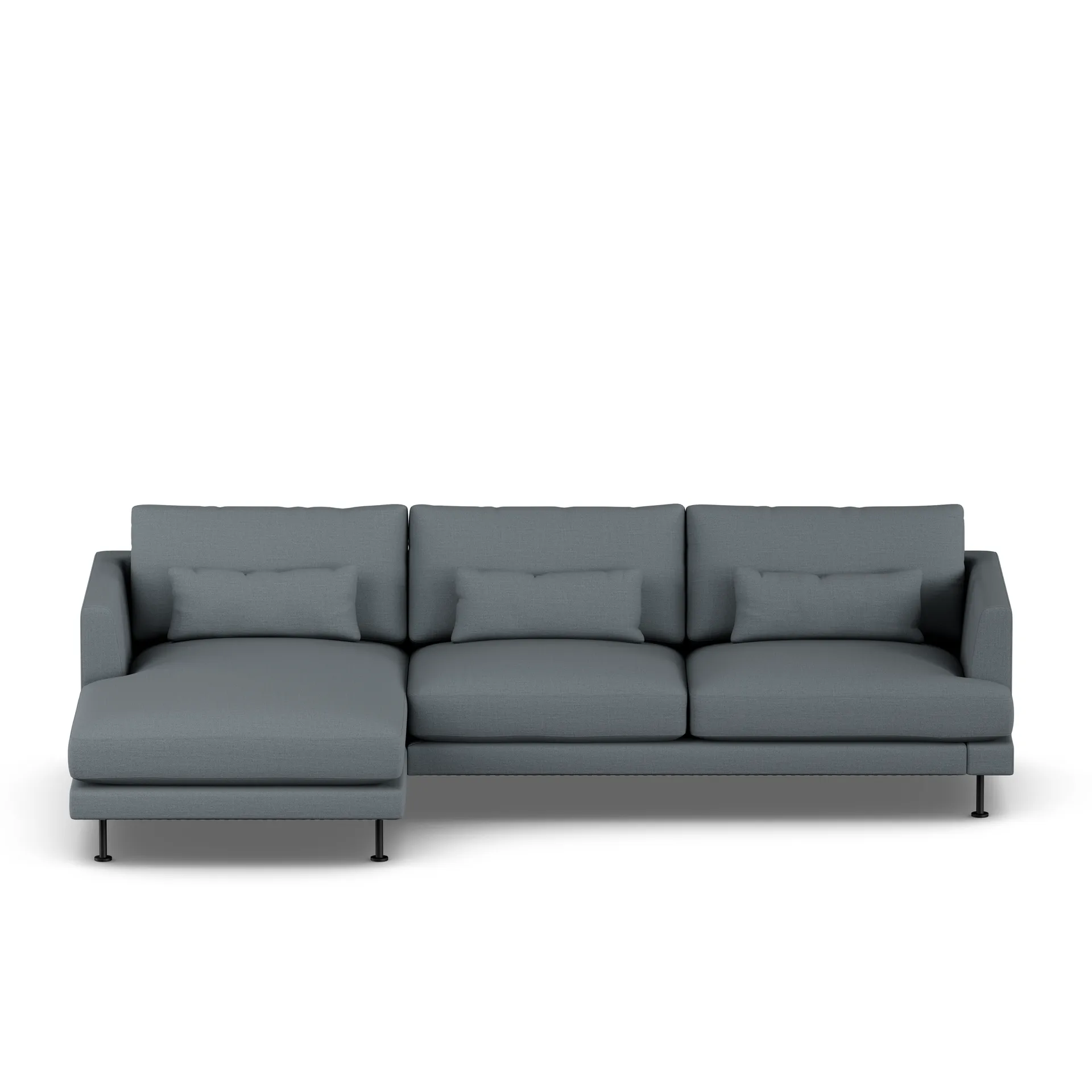Bredhult sofa, Same Blue 6678-black steel, 2,5-seater C2 1898