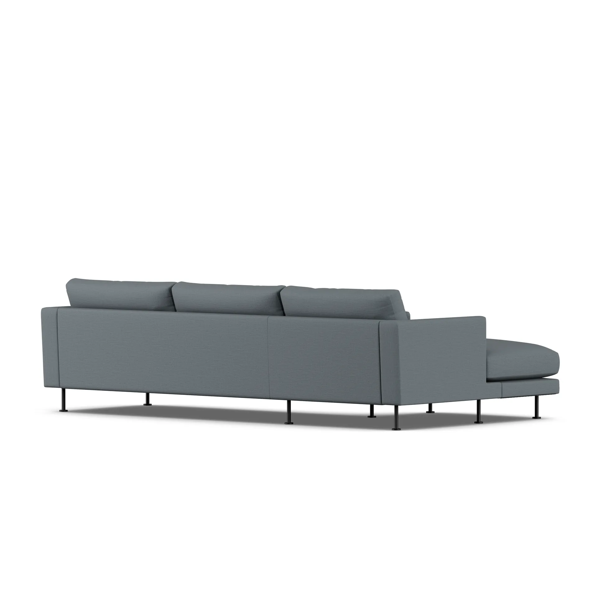 Bredhult sofa, Same Blue 6678-black steel, 2,5-seater C2 1898