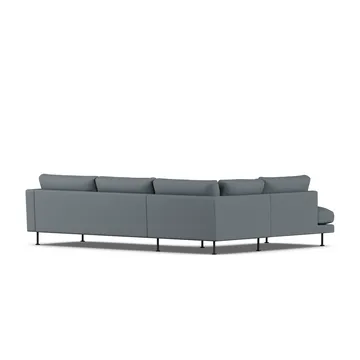 Bredhult sofa - Same Blue 6678-black steel, 3-seater A2 - 1898