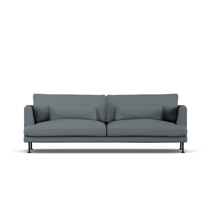 Bredhult sofa - Same Blue 6678-black steel, 3-seater - 1898