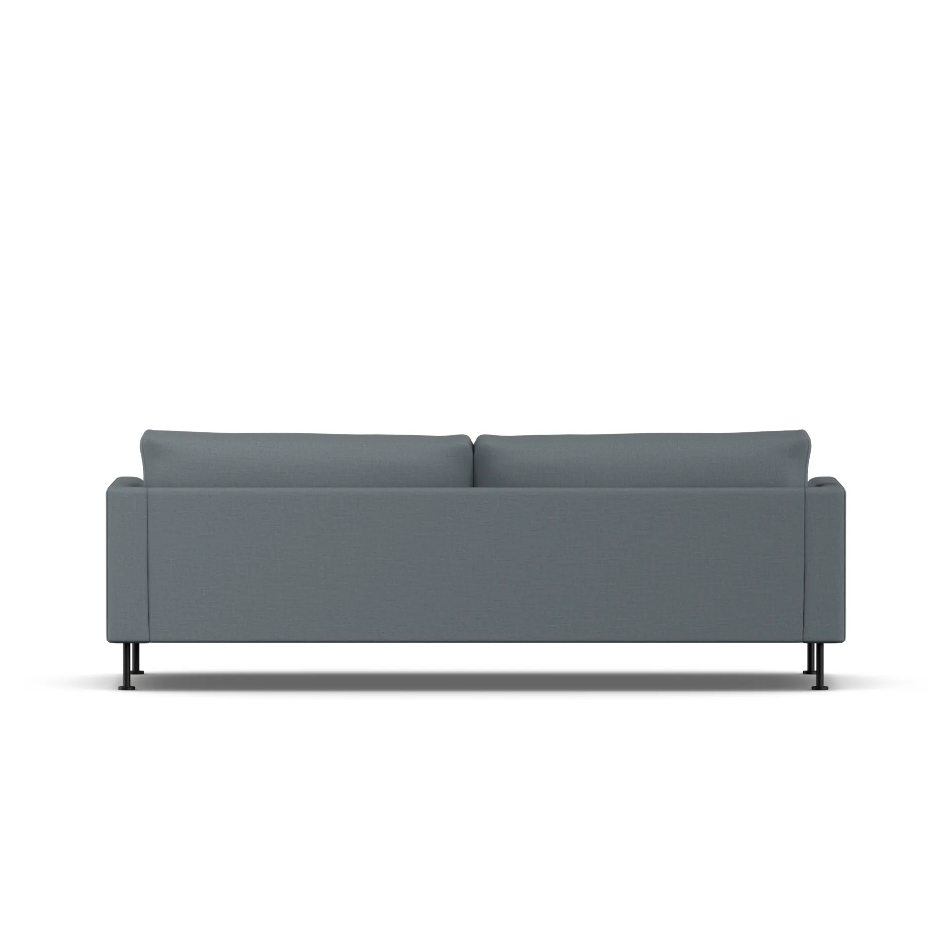 Bredhult sofa, Same Blue 6678-black steel, 3-seater 1898