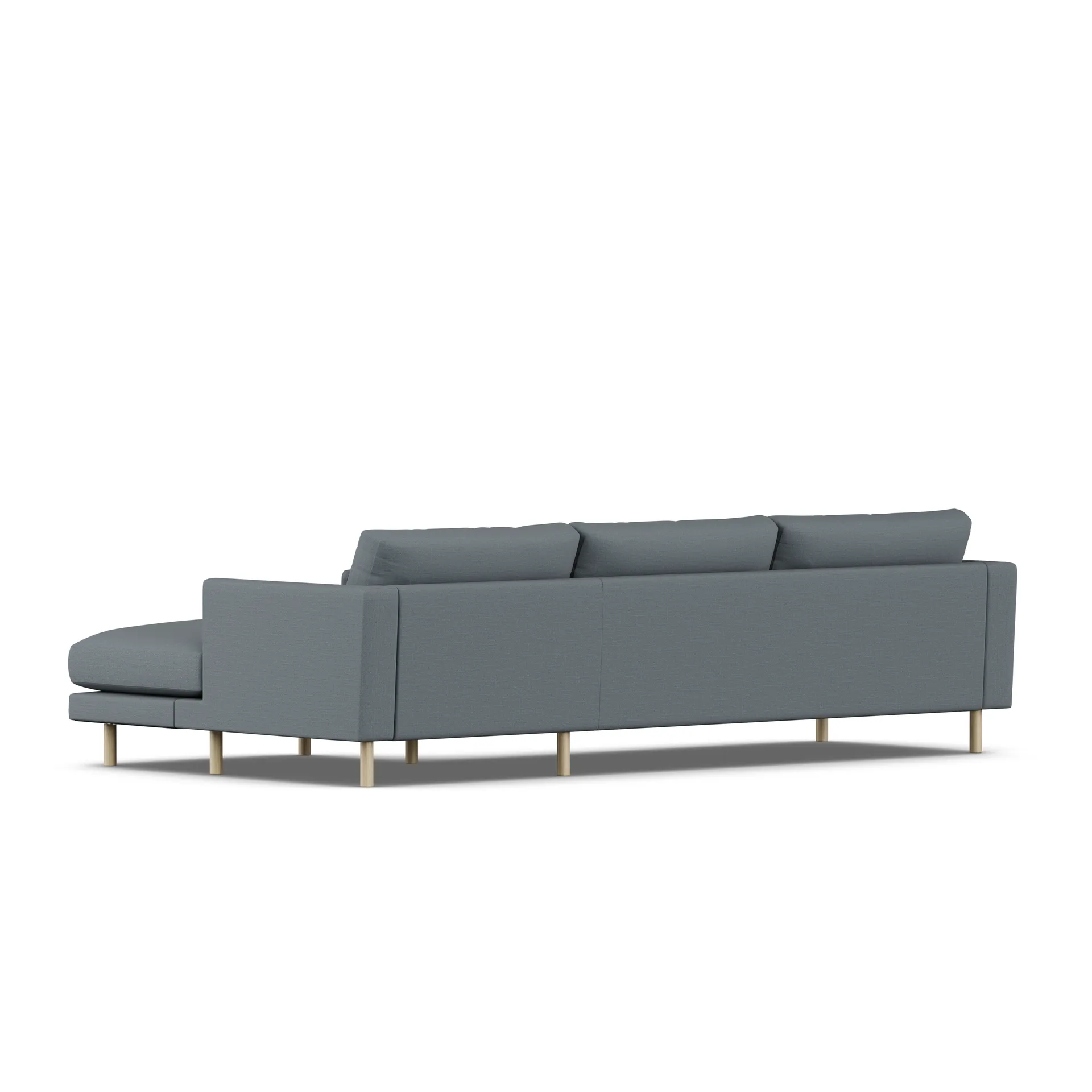 Bredhult sofa, Same Blue 6678-white-oiled oak, 2,5-seater C1 1898