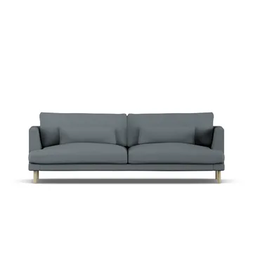 Bredhult sofa - Same Blue 6678-white-oiled oak, 3-seater - 1898