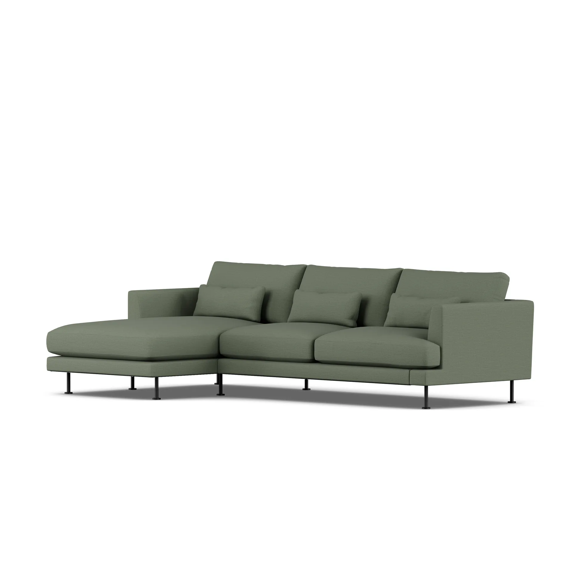 Bredhult sofa, Same Forest 6677-black steel, 2,5-seater C2 1898