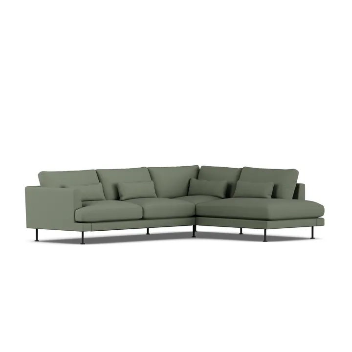 Bredhult sofa - Same Forest 6677-black steel, 3-seater A1 - 1898