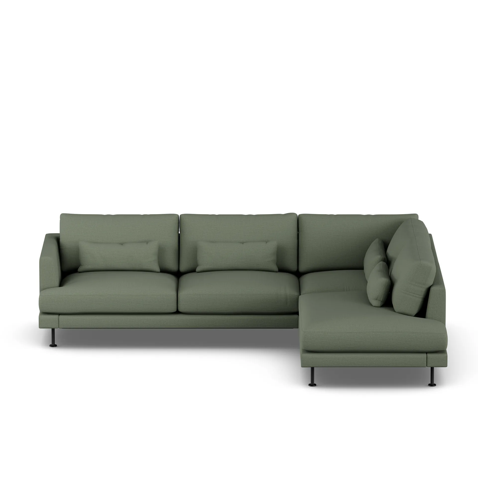 Bredhult sofa, Same Forest 6677-black steel, 3-seater A1 1898
