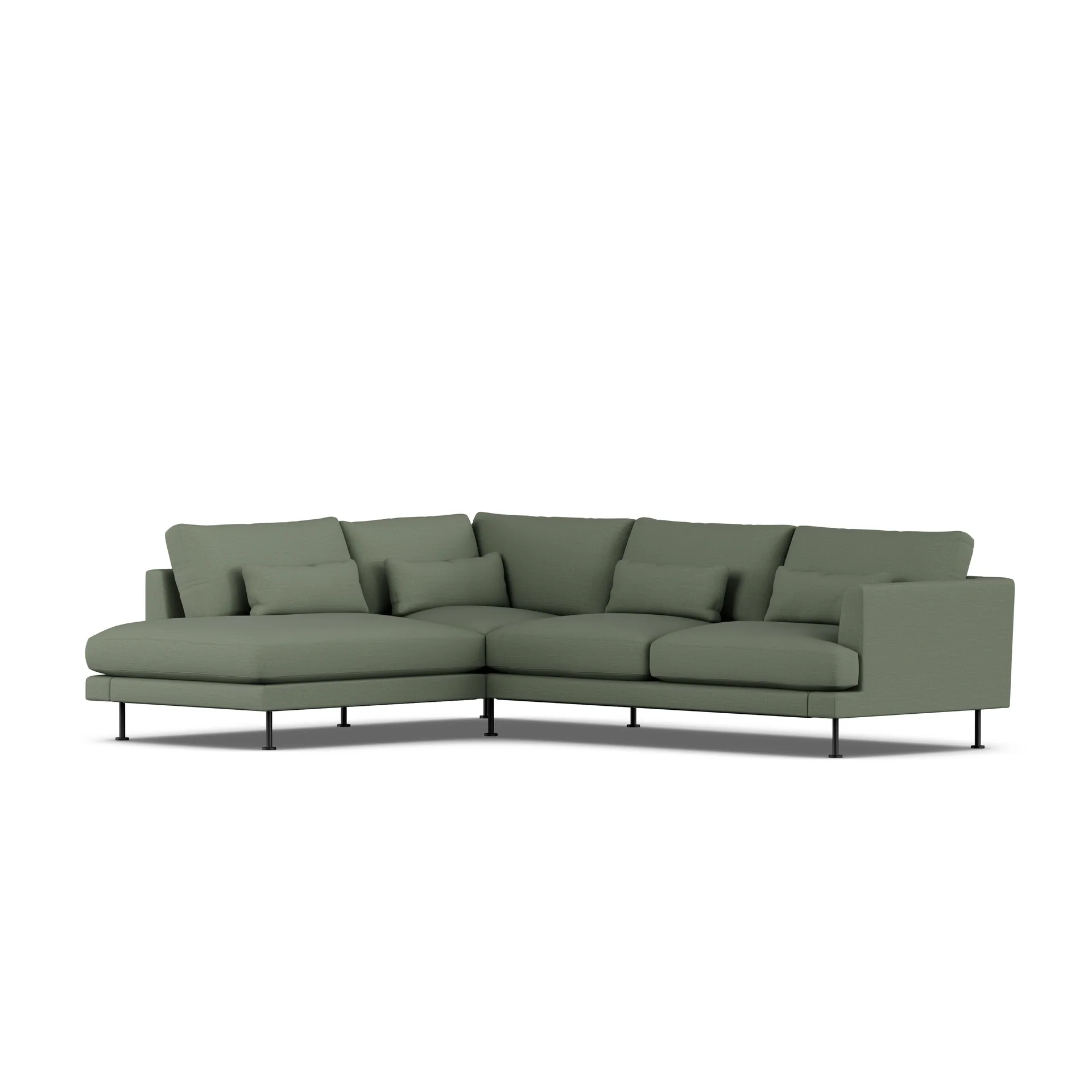 Bredhult sofa, Same Forest 6677-black steel, 3-seater A2 1898