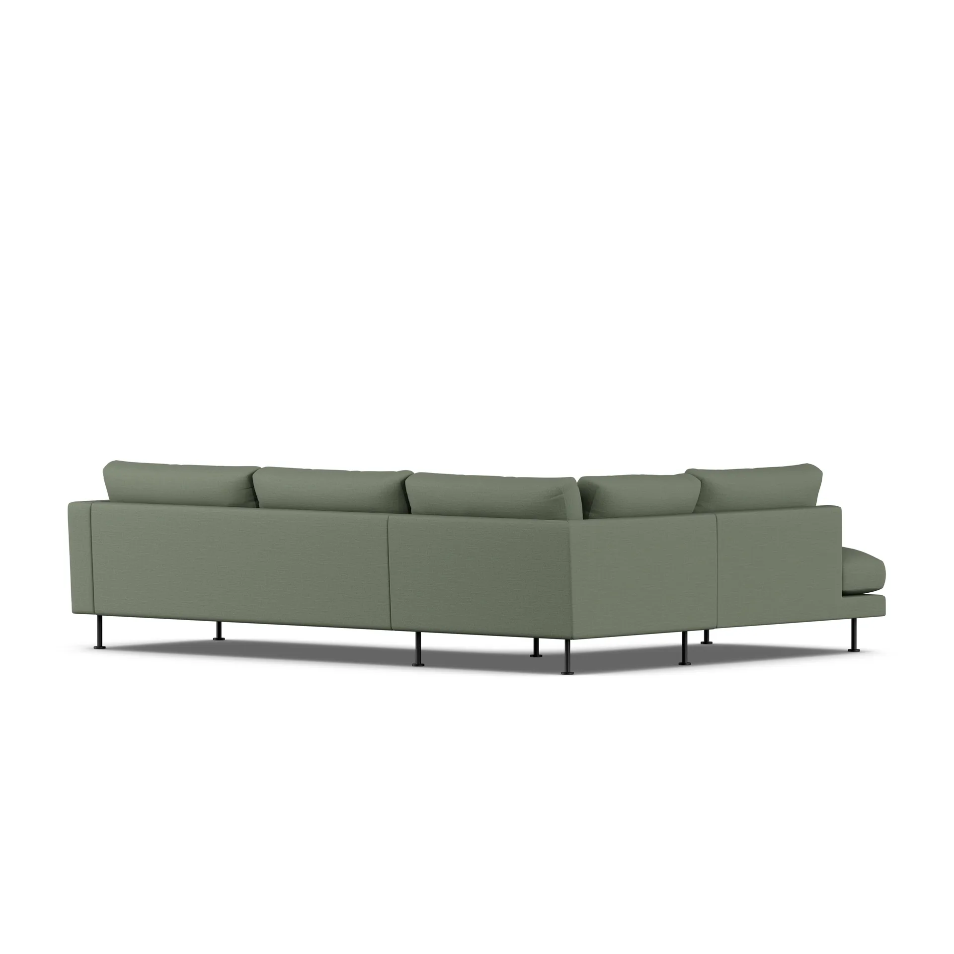 Bredhult sofa, Same Forest 6677-black steel, 3-seater A2 1898