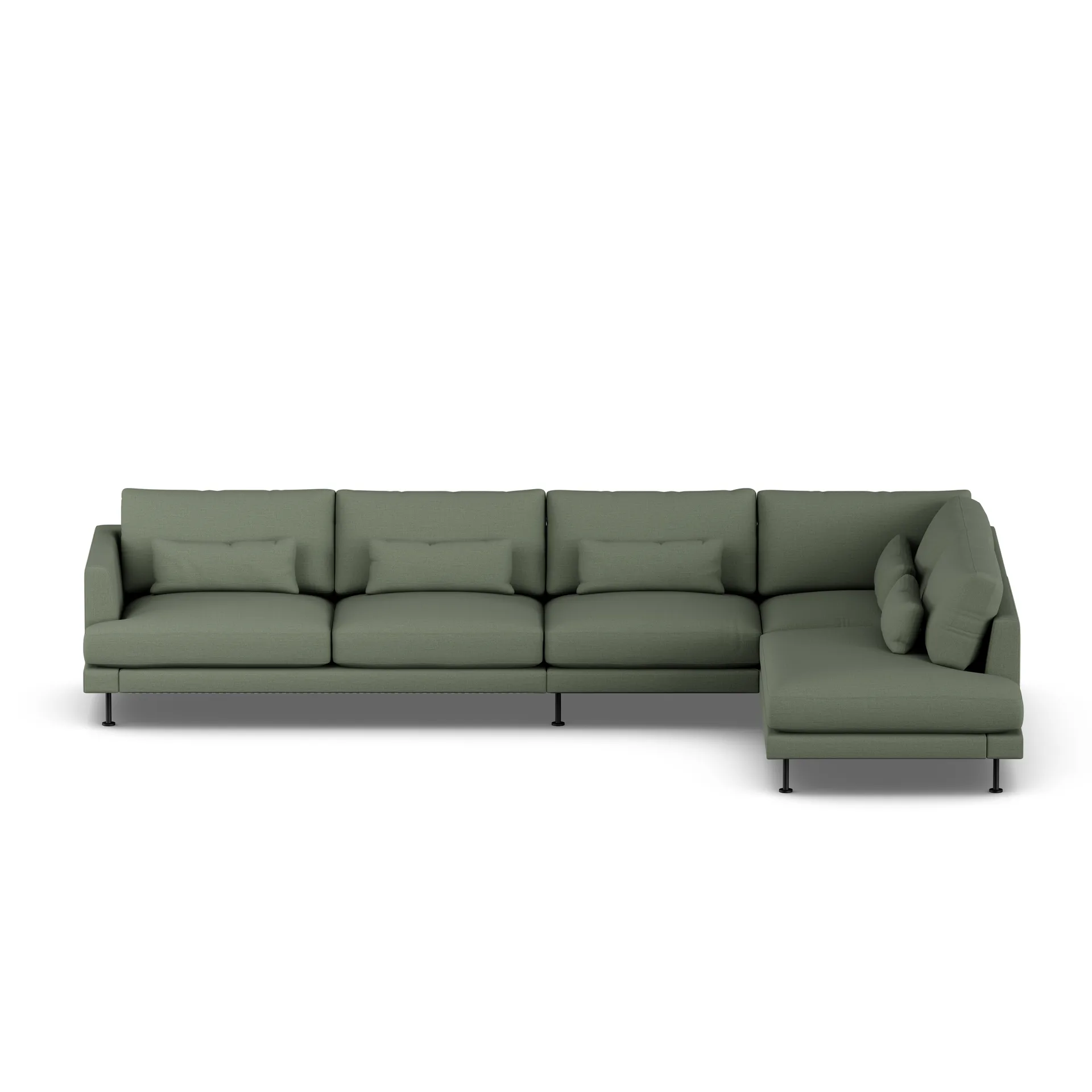 Bredhult sofa, Same Forest 6677-black steel, 4-seater B1 1898