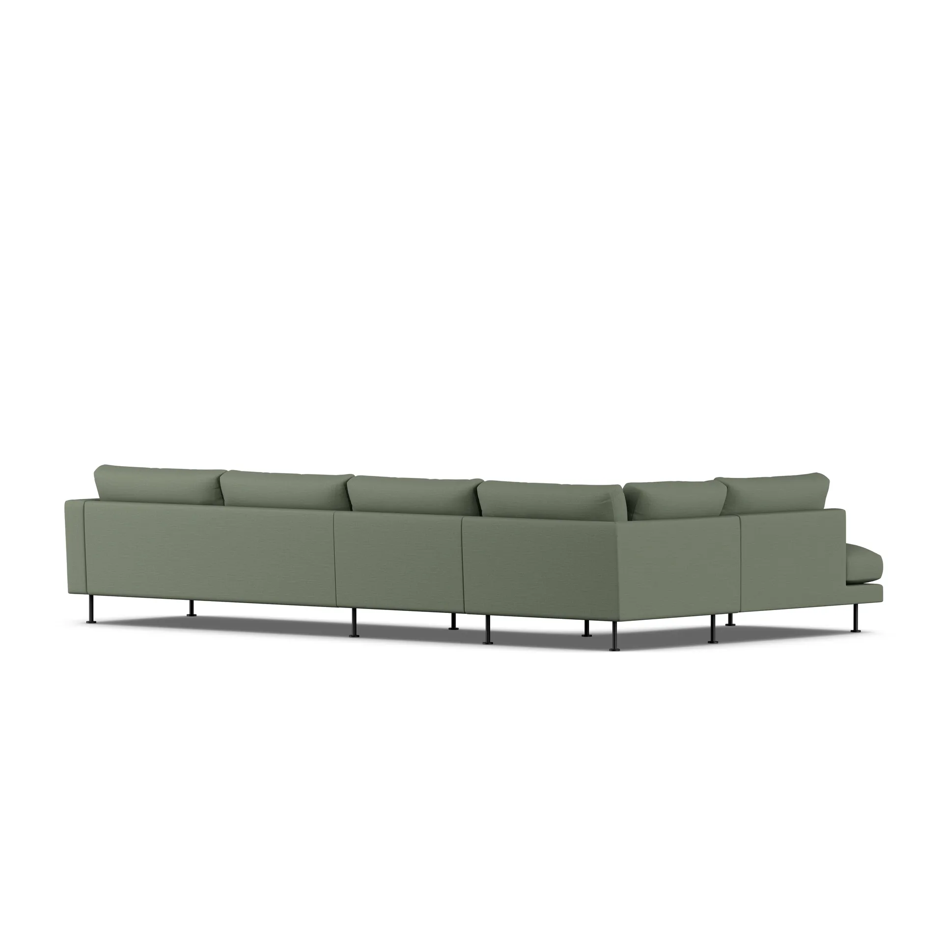 Bredhult sofa, Same Forest 6677-black steel, 4-seater B2 1898