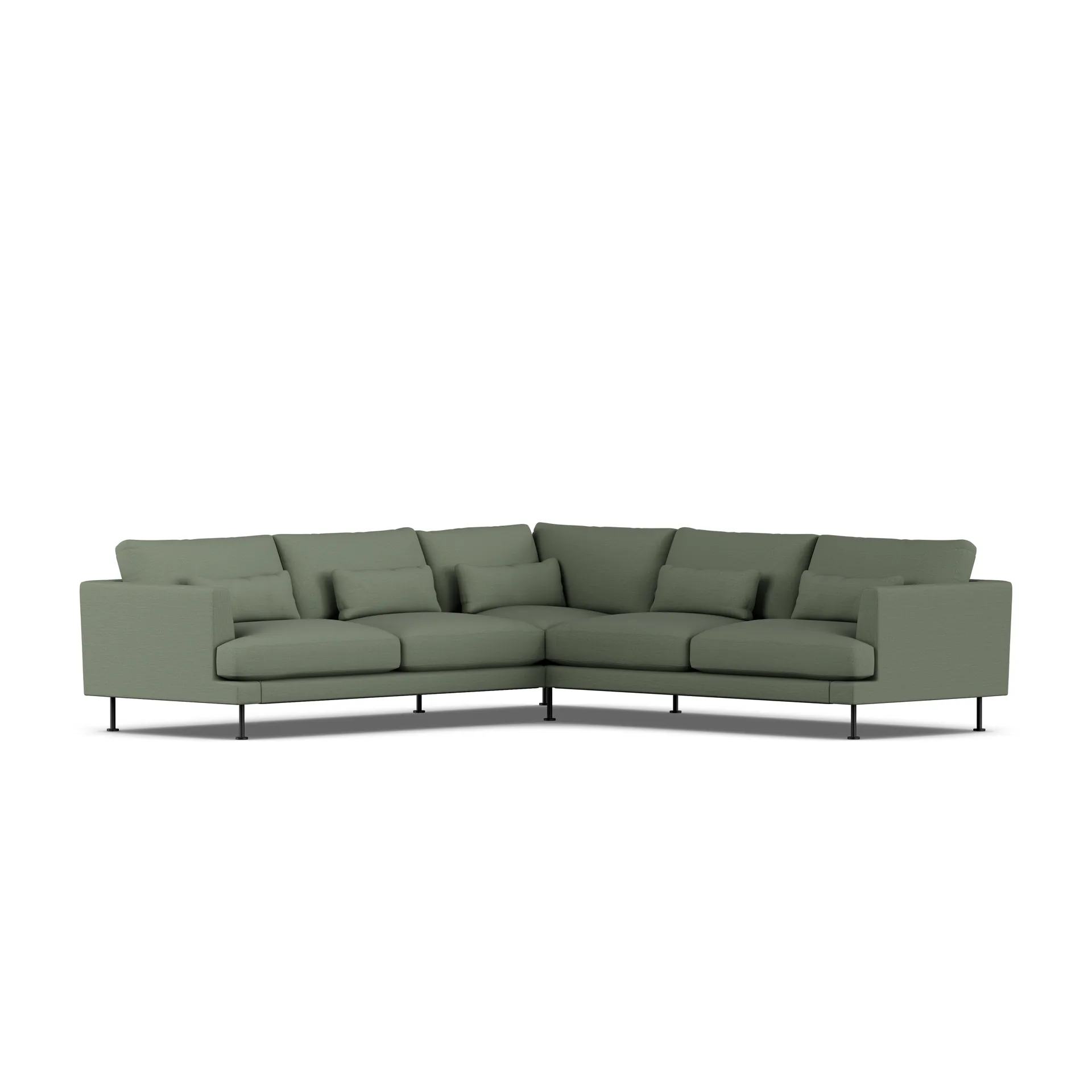 Bredhult sofa, Same Forest 6677-black steel, corner sofa F 1898