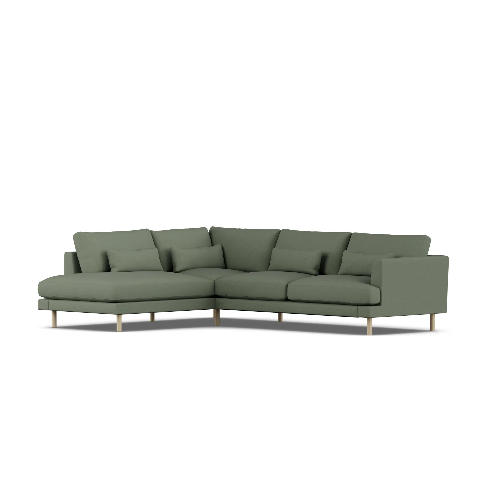 Bredhult sofa, Same Forest 6677-white-oiled oak, 3-seater A2 1898