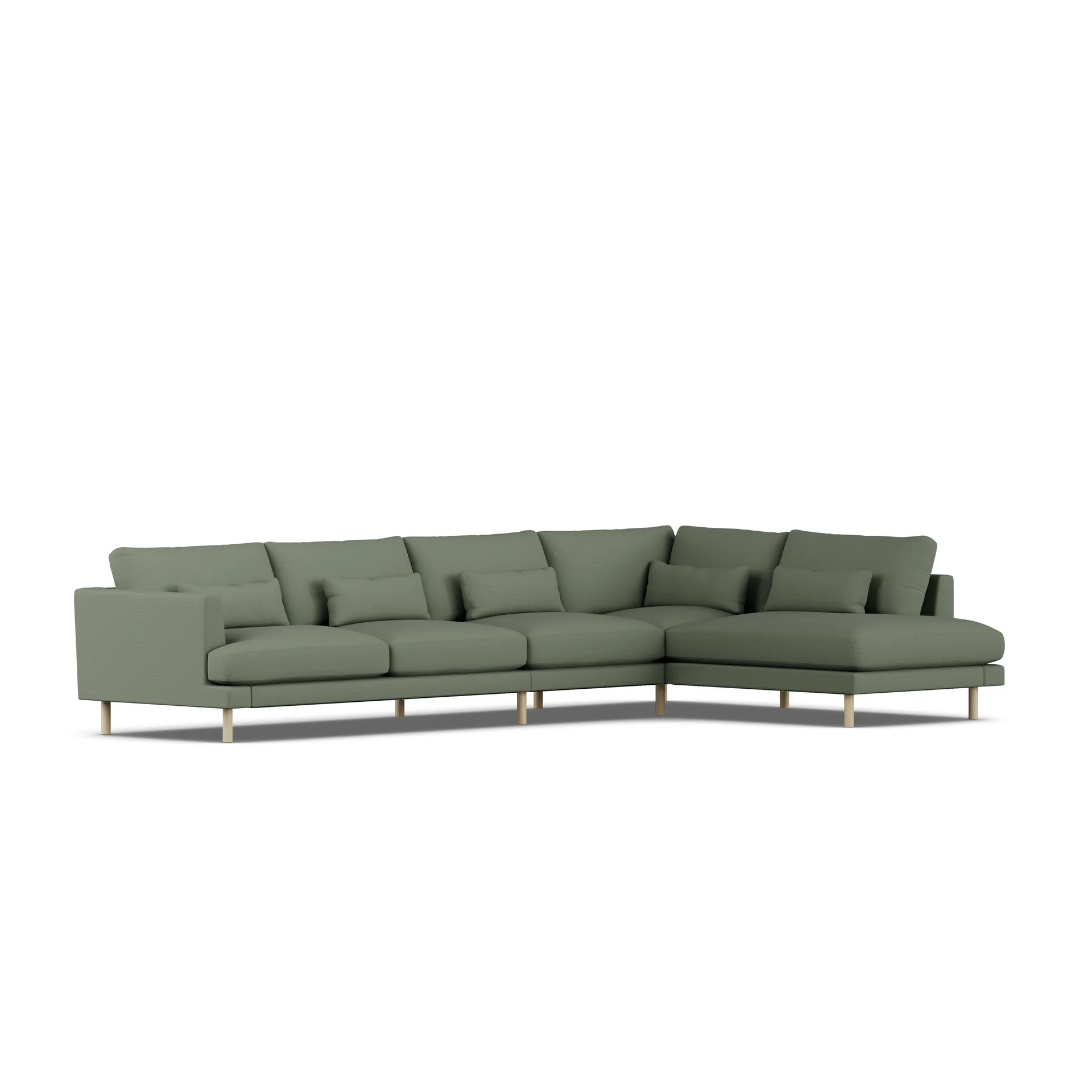 Bredhult sofa, Same Forest 6677-white-oiled oak, 4-seater B1 1898
