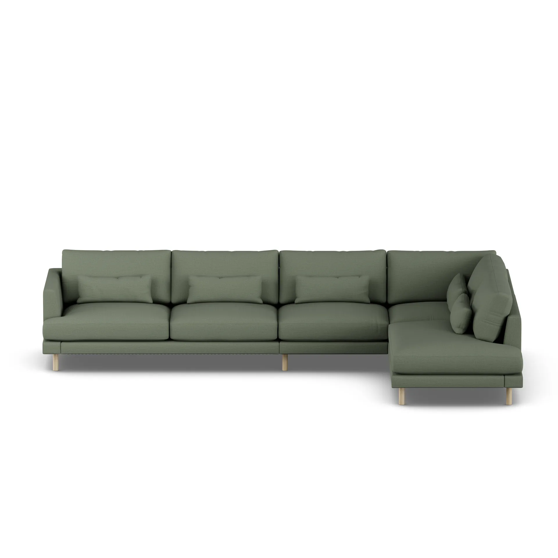 Bredhult sofa, Same Forest 6677-white-oiled oak, 4-seater B1 1898