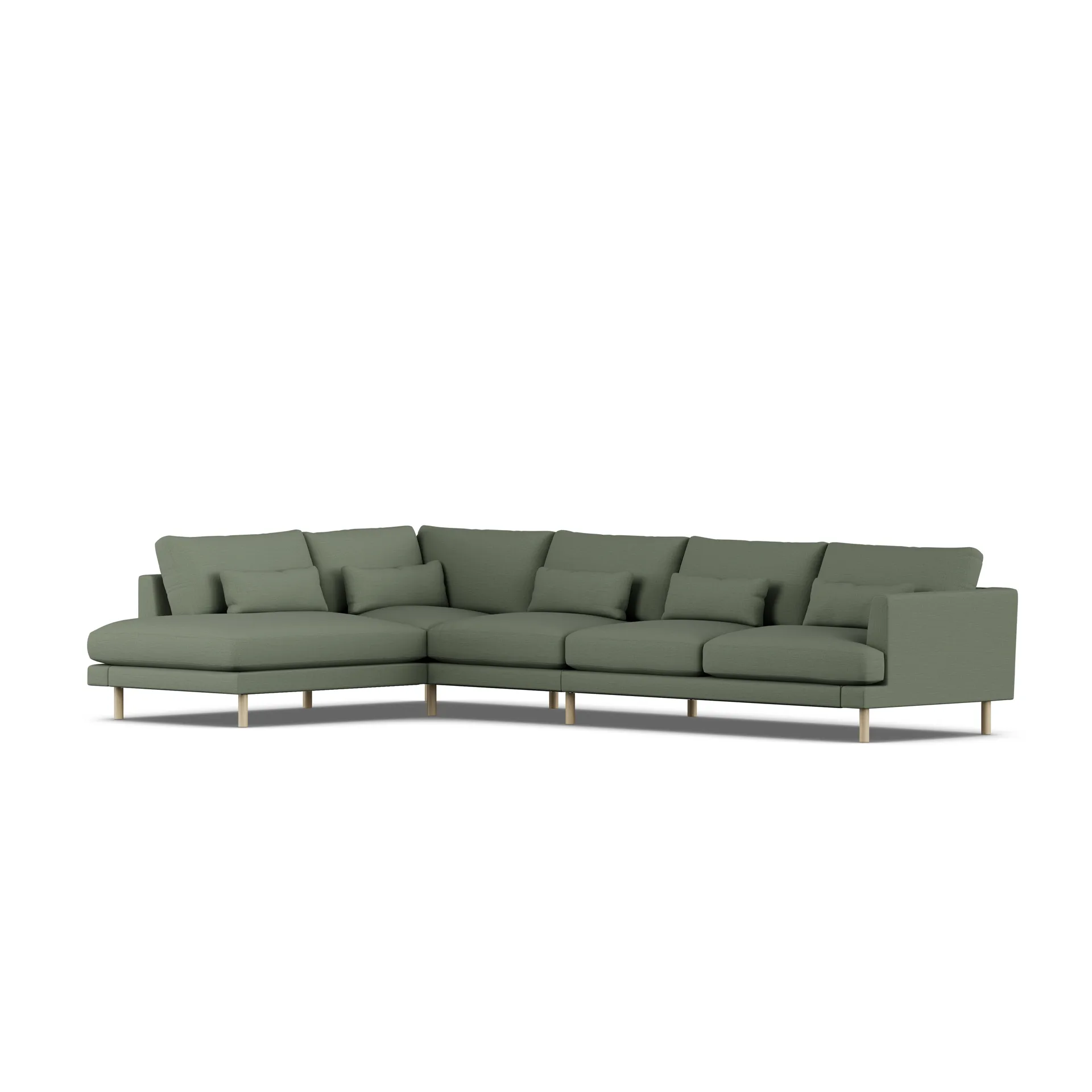 Bredhult sofa, Same Forest 6677-white-oiled oak, 4-seater B2 1898