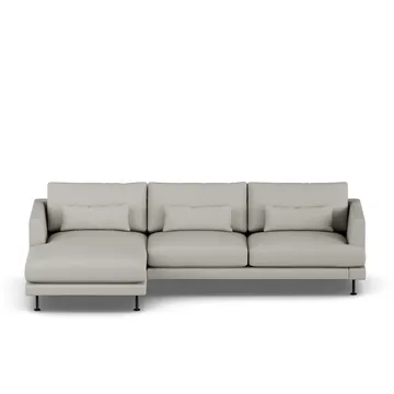 Bredhult sofa - Same Grey 6673-black steel, 2,5-seater C2 - 1898