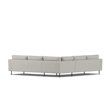 Bredhult sofa - Same Grey 6673-black steel, corner sofa F - 1898