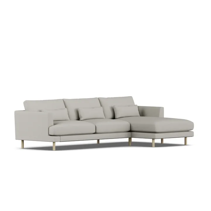 Bredhult sofa - Same Grey 6673-white-oiled oak, 2,5-seater C1 - 1898