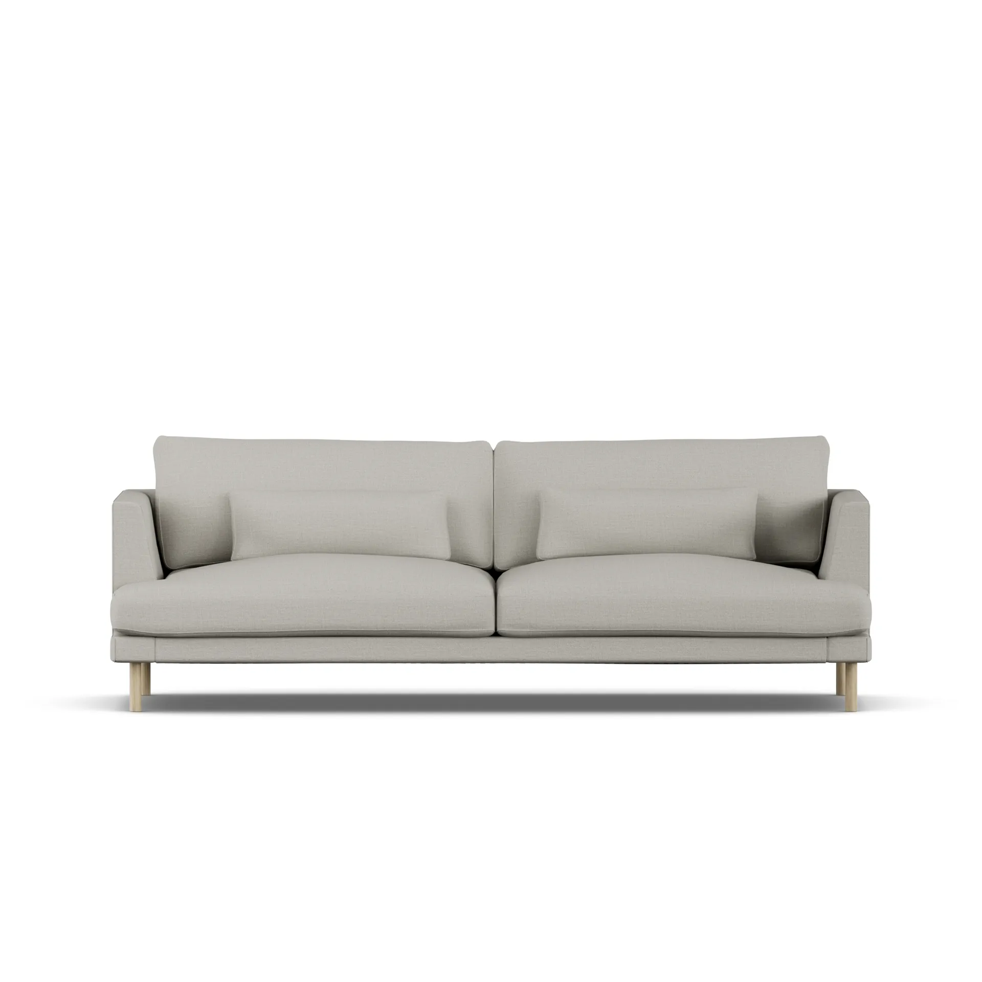 Bredhult sofa, Same Grey 6673-white-oiled oak, 3-seater 1898