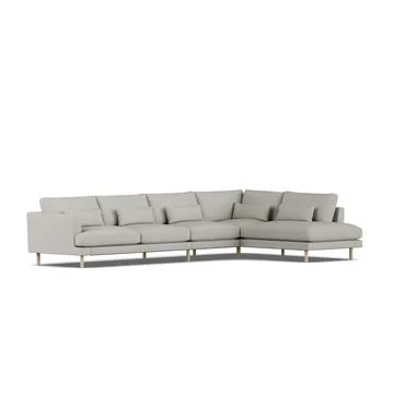 Bredhult sofa - Same Grey 6673-white-oiled oak, 4-seater B1 - 1898