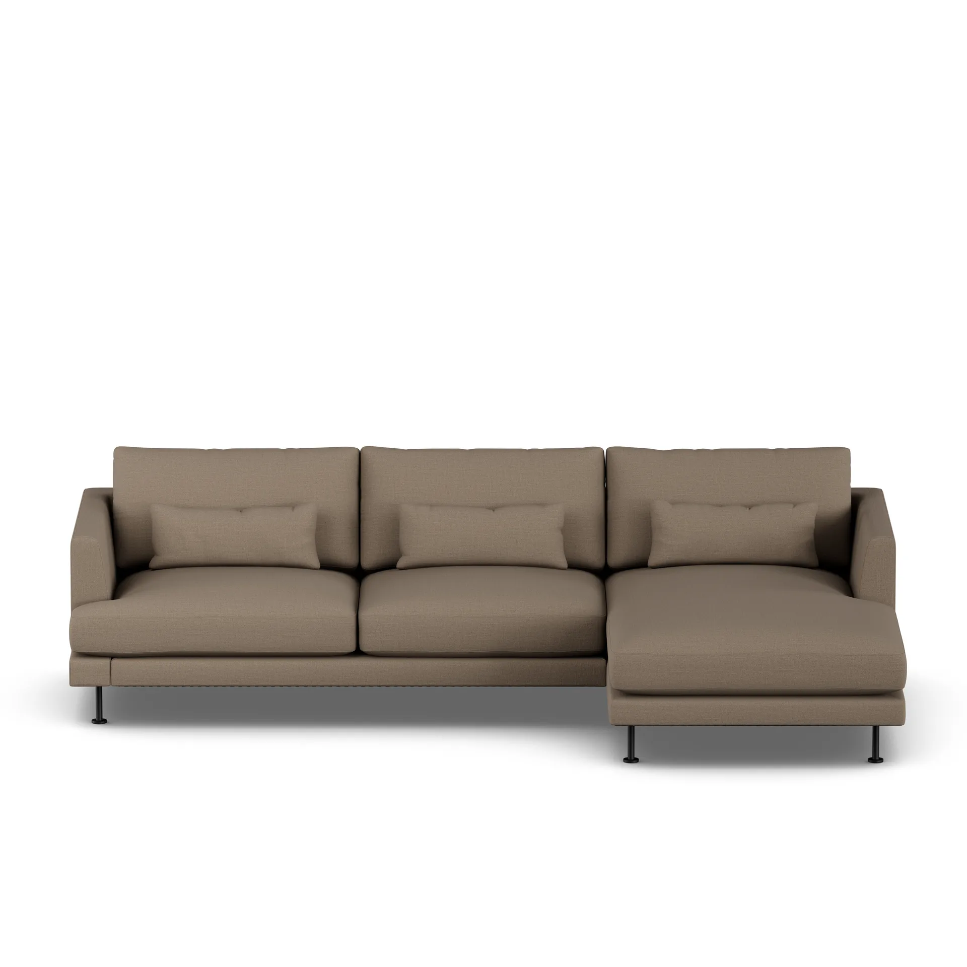 Bredhult sofa, Same Mole 6674-black steel, 2,5-seater C1 1898