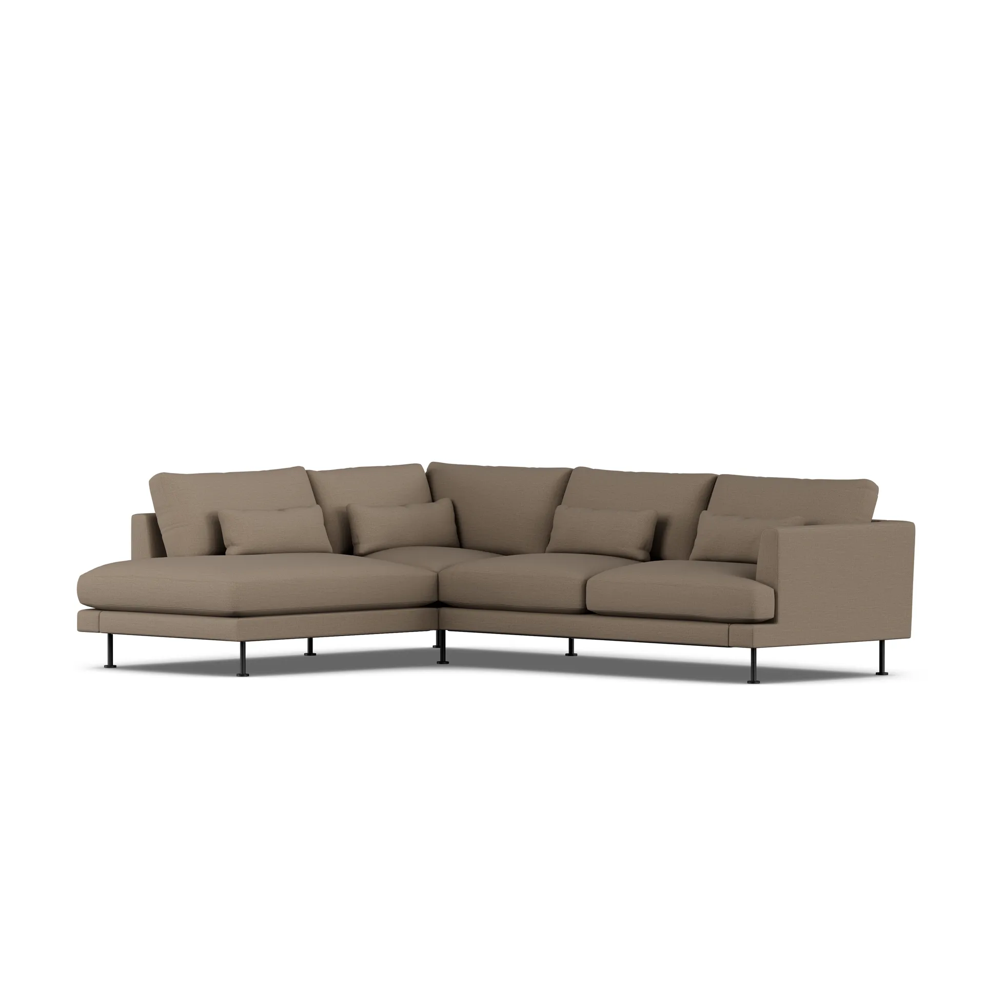 Bredhult sofa, Same Mole 6674-black steel, 3-seater A2 1898