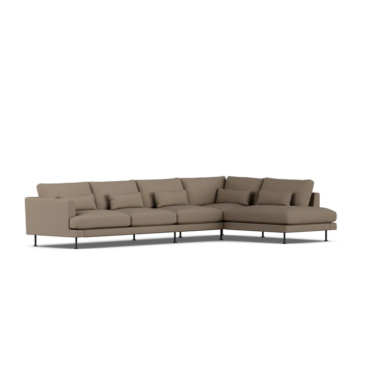Bredhult sofa - Same Mole 6674-black steel, 4-seater B1 - 1898