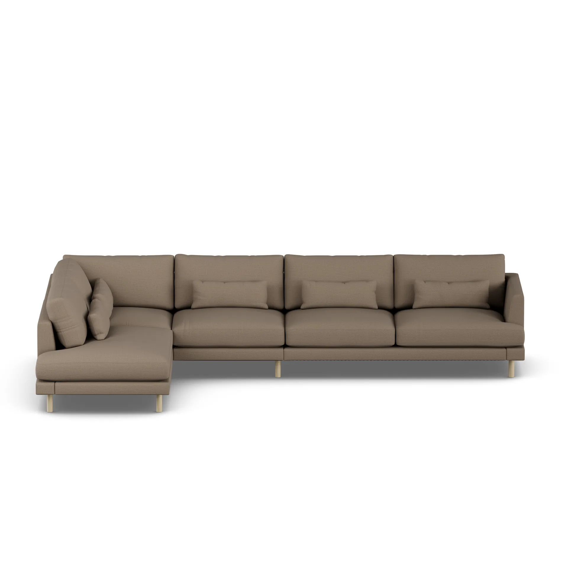Bredhult sofa, Same Mole 6674-white-oiled oak, 4-seater B2 1898