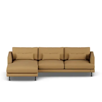 Bredhult sofa - Same Ochre 6676-black steel, 2,5-seater C2 - 1898