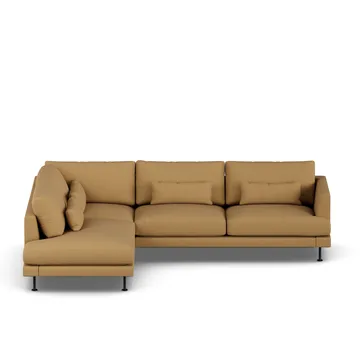 Bredhult sofa - Same Ochre 6676-black steel, 3-seater A2 - 1898