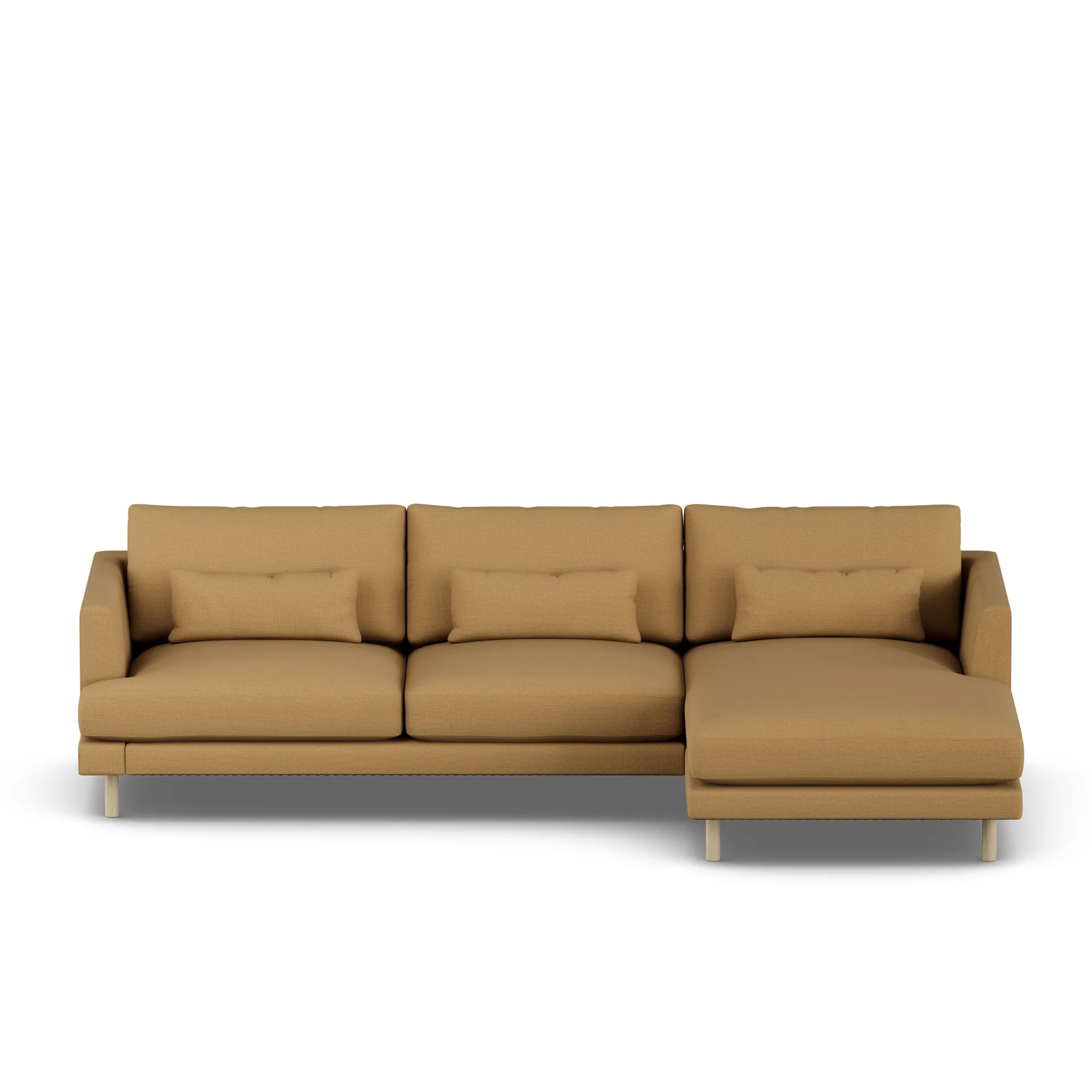 Bredhult sofa, Same Ochre 6676-white-oiled oak, 2,5-seater C1 1898