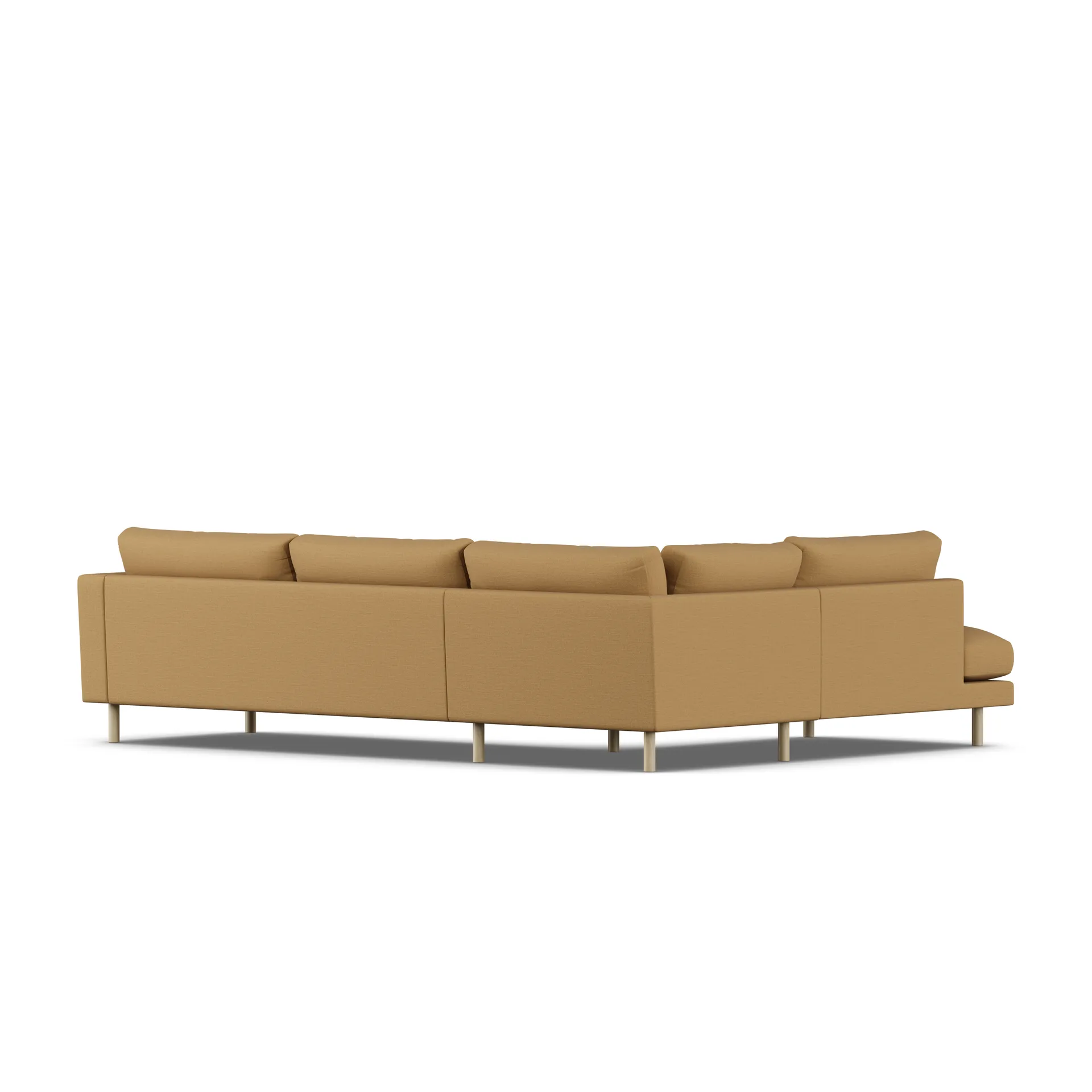 Bredhult sofa, Same Ochre 6676-white-oiled oak, 3-seater A2 1898