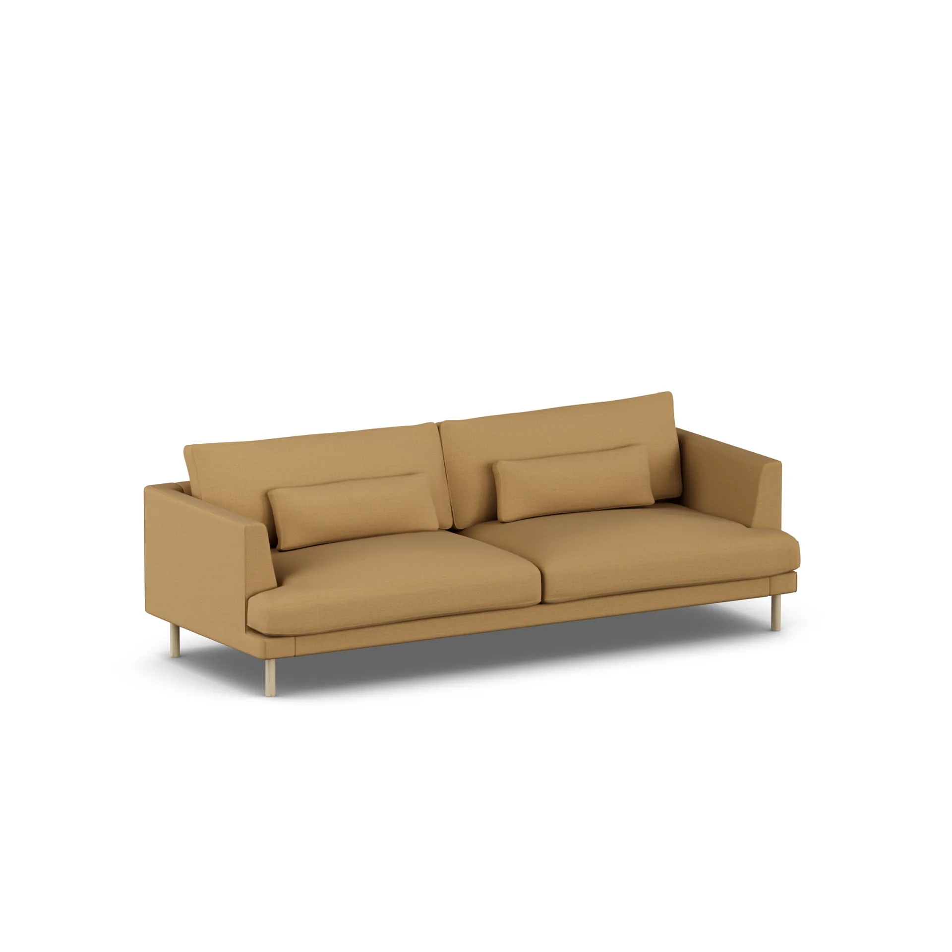 Bredhult sofa, Same Ochre 6676-white-oiled oak, 3-seater 1898