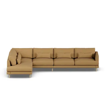 Bredhult sofa - Same Ochre 6676-white-oiled oak, 4-seater B2 - 1898