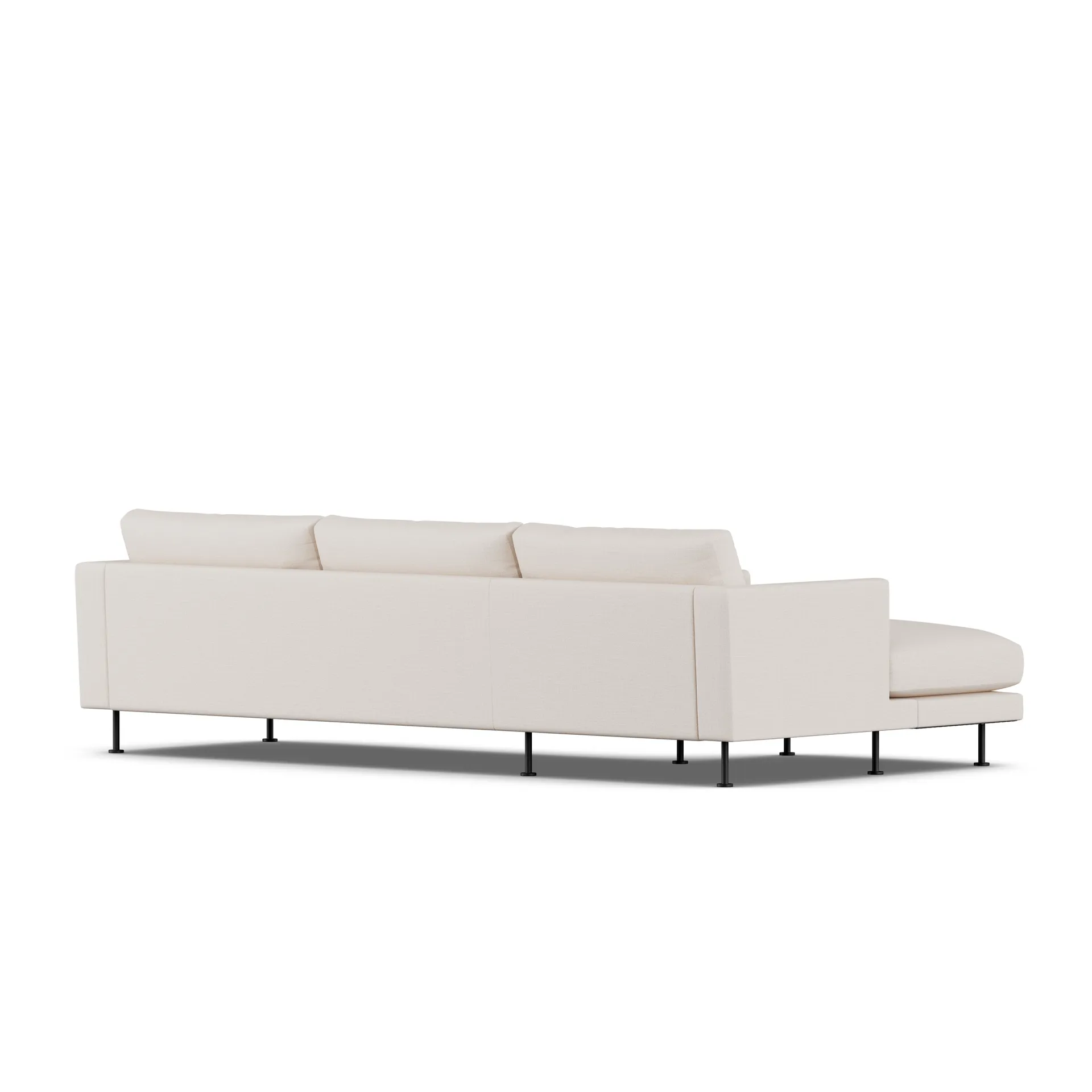 Bredhult sofa, Same Off White 6671-black steel, 2,5-seater C2 1898