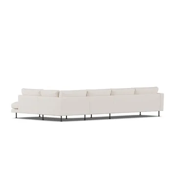 Bredhult sofa - Same Off White 6671-black steel, 4-seater B1 - 1898