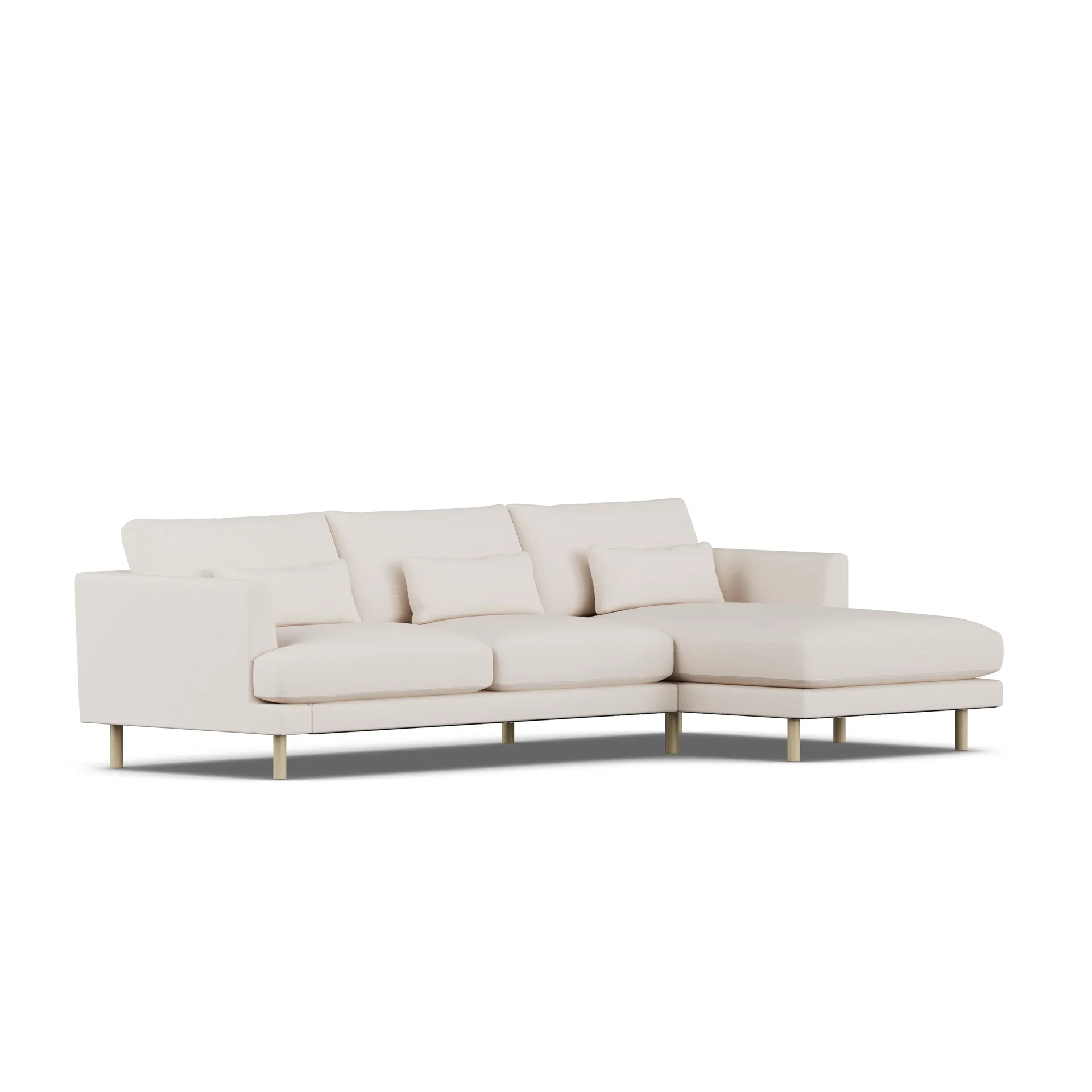 Bredhult sofa, Same Off White 6671-white-oiled oak, 2,5-seater C1 1898